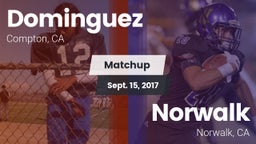 Matchup: Dominguez vs. Norwalk  2017