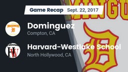 Recap: Dominguez  vs. Harvard-Westlake School 2017