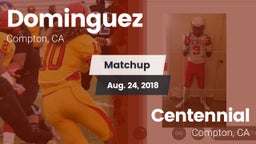Matchup: Dominguez vs. Centennial  2018