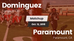 Matchup: Dominguez vs. Paramount  2018