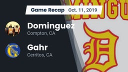 Recap: Dominguez  vs. Gahr  2019