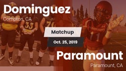 Matchup: Dominguez vs. Paramount  2019