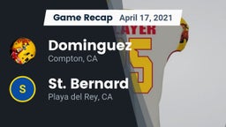 Recap: Dominguez  vs. St. Bernard  2021