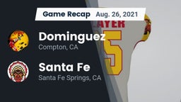 Recap: Dominguez  vs. Santa Fe  2021