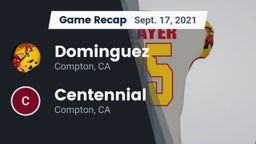 Recap: Dominguez  vs. Centennial  2021