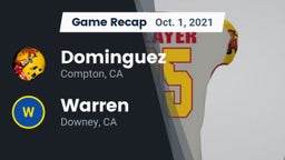 Recap: Dominguez  vs. Warren  2021