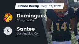 Recap: Dominguez  vs. Santee  2022