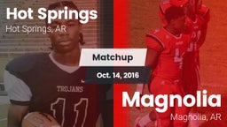 Matchup: Hot Springs vs. Magnolia  2016