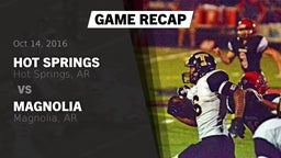 Recap: Hot Springs  vs. Magnolia  2016