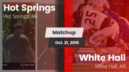 Matchup: Hot Springs vs. White Hall  2016