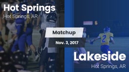 Matchup: Hot Springs vs. Lakeside  2017
