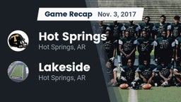 Recap: Hot Springs  vs. Lakeside  2017