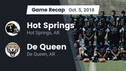 Recap: Hot Springs  vs. De Queen  2018