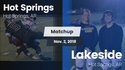 Matchup: Hot Springs vs. Lakeside  2018