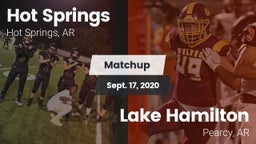Matchup: Hot Springs vs. Lake Hamilton  2020