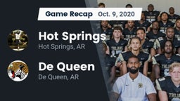 Recap: Hot Springs  vs. De Queen  2020