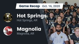 Recap: Hot Springs  vs. Magnolia  2020