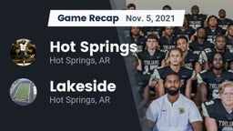 Recap: Hot Springs  vs. Lakeside  2021