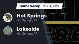 Recap: Hot Springs  vs. Lakeside  2022