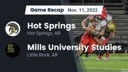 Recap: Hot Springs  vs. Mills University Studies  2022
