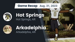 Recap: Hot Springs  vs. Arkadelphia  2023