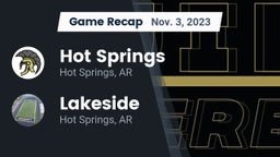 Recap: Hot Springs  vs. Lakeside  2023