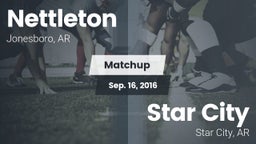 Matchup: Nettleton vs. Star City  2016