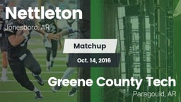 Matchup: Nettleton vs. Greene County Tech  2016