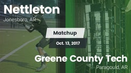 Matchup: Nettleton vs. Greene County Tech  2017