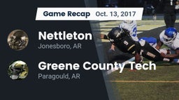 Recap: Nettleton  vs. Greene County Tech  2017