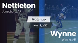 Matchup: Nettleton vs. Wynne  2017