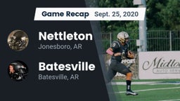 Recap: Nettleton  vs. Batesville  2020