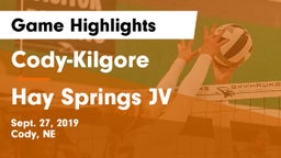Cody-Kilgore  vs Hay Springs JV Game Highlights - Sept. 27, 2019
