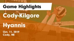 Cody-Kilgore  vs Hyannis Game Highlights - Oct. 11, 2019