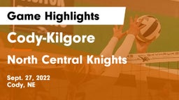 Cody-Kilgore  vs North Central Knights Game Highlights - Sept. 27, 2022