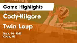 Cody-Kilgore  vs Twin Loup  Game Highlights - Sept. 24, 2022