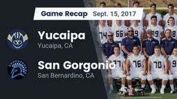 Recap: Yucaipa  vs. San Gorgonio  2017