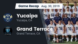 Recap: Yucaipa  vs. Grand Terrace  2019