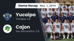 Recap: Yucaipa  vs. Cajon  2019