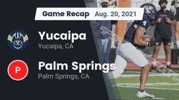 Recap: Yucaipa  vs. Palm Springs  2021