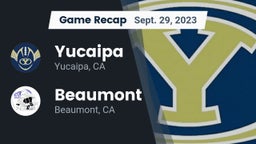 Recap: Yucaipa  vs. Beaumont  2023