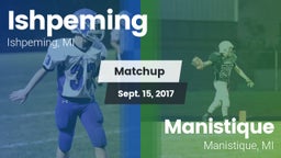 Matchup: Ishpeming vs. Manistique  2017