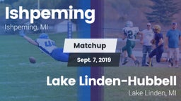 Matchup: Ishpeming vs. Lake Linden-Hubbell 2019