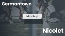 Matchup: Germantown vs. Nicolet  2016