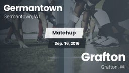 Matchup: Germantown vs. Grafton  2016