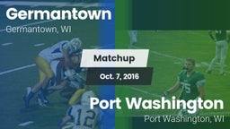 Matchup: Germantown vs. Port Washington  2016