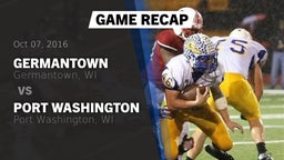 Recap: Germantown  vs. Port Washington  2016