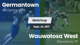 Matchup: Germantown vs. Wauwatosa West  2017