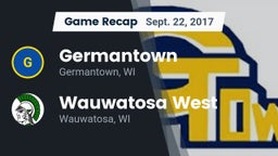 Recap: Germantown  vs. Wauwatosa West  2017