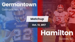 Matchup: Germantown vs. Hamilton  2017